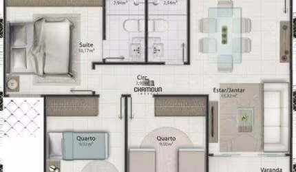 Apartamento à venda, 3 quartos, 2 vagas de garagem, Praia da Costa - Vila Velha - ES