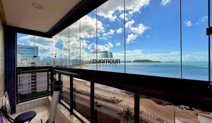 Apartamento à venda de frente para a Praia, 3 quartos, 1 suíte, 2 vagas, Muquiçaba - Guarapari/ES