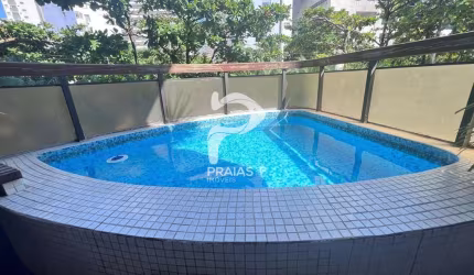 Apartamento com 3 quartos à venda na Avenida Puglisi, --, Pitangueiras, Guarujá por R$ 880.000