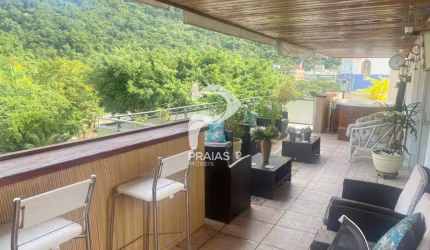 Cobertura com 4 quartos à venda na Rua Marivaldo Fernandes, --, Enseada, Guarujá por R$ 450.000
