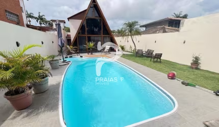 Casa com 4 quartos à venda na das Tulipas, --, Balneário Praia do Pernambuco, Guarujá por R$ 680.000