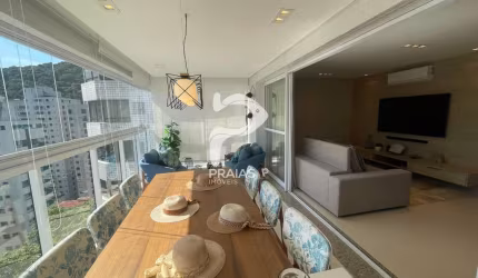 Apartamento com 3 quartos à venda na Rua Santos, --, Pitangueiras, Guarujá por R$ 1.400.000