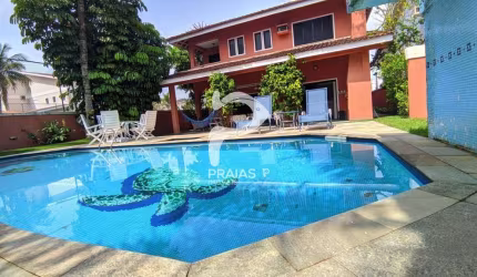 Casa em condomínio fechado com 5 quartos à venda na Nicolau Vitiello (rua 45), --, Jardim Acapulco, Guarujá por R$ 1.800.000