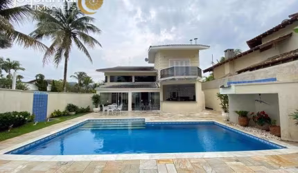 Casa em condomínio fechado com 4 quartos para alugar no Jardim Acapulco, Guarujá  por R$ 17.000