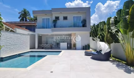 Casa em condomínio fechado com 4 quartos para alugar no Balneário Praia do Pernambuco, Guarujá  por R$ 9.600