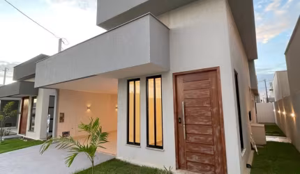 CASA TÉRREA NOVA EM CONDOMÍNIO FECHADO