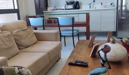 Apartamento duplex, 2 suítes, closet, vista mar, 88 m
