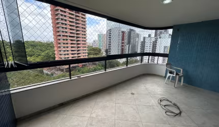 Apartamento para locação, 3/4, 03 suítes, varanda, 140m2, 02 vagas garagem