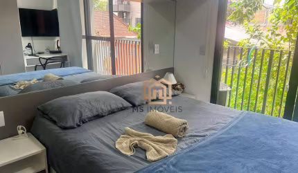 Studio 1Dorm, mobíliado, com ar condicionado, melhor localização da Vila Mariana.