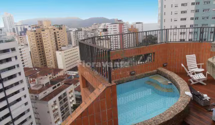 Cobertura com 4 dorms, Aparecida, Santos - R$ 2.5 mi, Cod: 1794