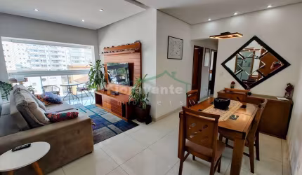 Apartamento com 3 dorms, Boqueirão, Santos. Seminovo com lazer.