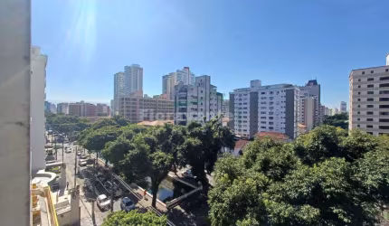 Flat com 2 dorms, Gonzaga, Santos - R$ 635 mil, Cod: 7828