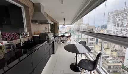 Apartamento com 3 suítes, Gonzaga, Santos