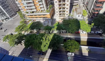 APARTAMENTO POMPÉIA   ANDAR ALTO COM 2 SACADAS    100m DA PRAIA