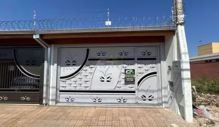 Casa nova de 3 dormitórios com churrasqueira e quintal em Santa Felícia, São Carlos