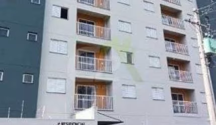 Apartamento à venda no Jardim Lutfalla, São Carlos: 1 dormitório, ar-condicionado e garagem coberta!