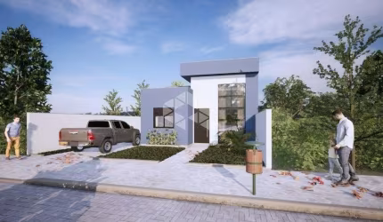 Casa com 3 dormitório, 2 banheiros, Bairro Campestre, São Leopoldo.