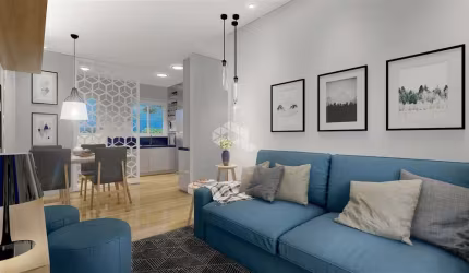 Apartamento 2 dormitório, 62,04m² privativos, 1 vaga, na Várzea, em Gramado
