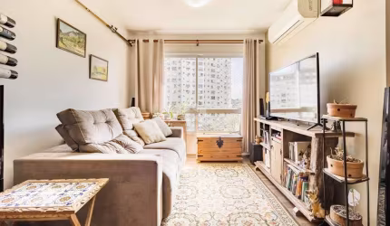 Apartamento de 2 dormitórios com churrasqueira no Rossi Caribe