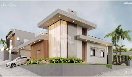 Casa de 2 dormitórios, sendo 1 suíte, garagem coberta, espaço social com piscina . Bairro Bela Vista em Estancia Velha.  Aceita Financiamento e FGTS!