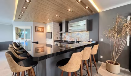Casa mobiliada com 3 dormitórios em Linha Santa Cruz