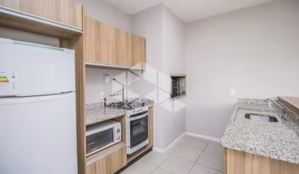 Apartamento semi mobiliado de 02 dormitórios com 50m² privativos com vaga próximo ao Partenon