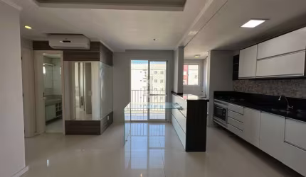 Apartamento 2 dormitórios semi mobiliado, 51 m² privativo, 1 vaga, bairro Fátima - Canoas