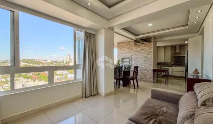Apartamento mobiliado de 3 dormitórios,suíte,sacada integrada,2vagas,elevador,salão de festas,piscina aquecida no bairro Centro/Guarani, Novo Hamburgo