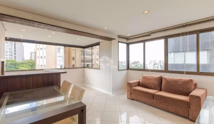 Apartamento a venda semi-mobiliado com 2 dormitórios sendo 1 suíte e 2 vagas individual no bairro Bela Vista