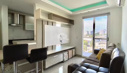 Apartamento Mobiliado 2 quartos com sacada no Boulevard das Palmeiras.