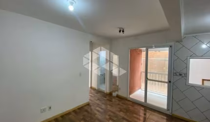 Apartamento desocupado, reformado 48,94m² com sacada, 02 dormitórios, 01 vaga no Bairro Fátima em Canoas