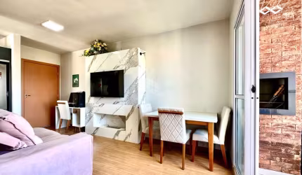 APARTAMENTo 2 DORMITÓRIOS NO BAIRRO SANTA FÉ, MOBILIADO COM SACADA E CHURRASQUEIRA