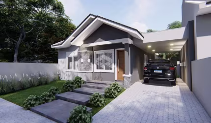 Casa nova a Venda no Bom Pastor 2 dormitórios e 2 vagas de garagem