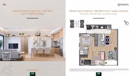 Apartamento  3 Dorm., 1 Vaga(s), Cidade Patriarca, São Paulo/SP