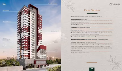 Apartamento à Venda, 3 Dorm., 1 Vaga(s), Cidade Patriarca, São Paulo/SP