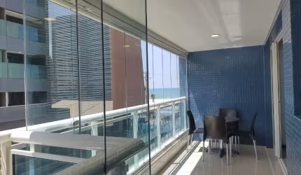 Apartamento 1 quarto Vista Mar mobiliado Armação