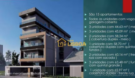 Apartamento com 2 dormitórios à venda, 45 m² por R$ 289.000,00 - Cidade Centenário - São Paulo/SP