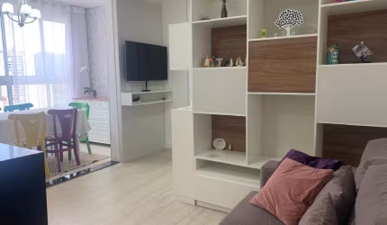 Loft impecável completamente mobiliado e com ar!
