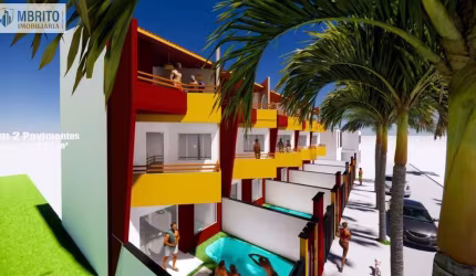 Village para Locação em Camaçari, Arembepe (Abrantes), 3 dormitórios, 2 banheiros