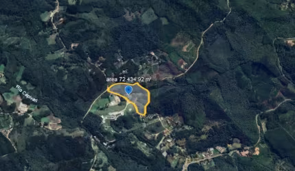 Área 72.434,92m² Bocaiuva do sul pr