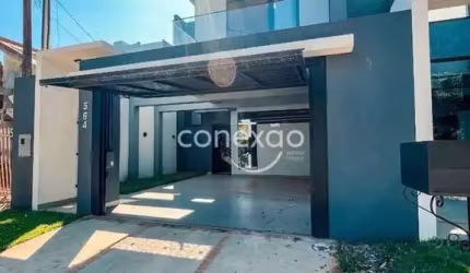 Sobrado à venda com 03 quartos, Vila Industrial - Toledo