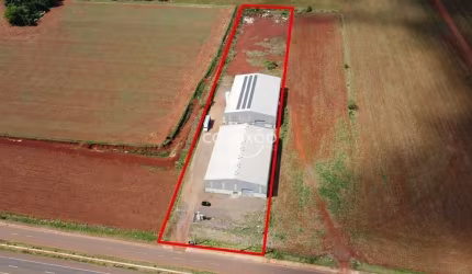 Área Industrial com 2 Barracões à venda na BR 163 - TOLEDO/PR