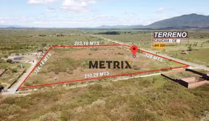 Terreno à venda, 65600 m² por R$ 6.560.000,00 - Arianópolis - Caucaia/CE