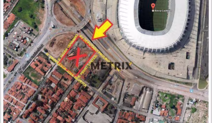 Terreno à venda frente ao castelão de Fortaleza, 7208 m² por R$ 10.812.000 - Boa Vista - Fortaleza/CE