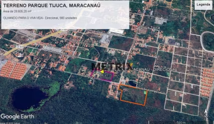 Terreno à venda, 28605 m² por R$ 250,00 - Parque Tijuca - Maracanaú/CE