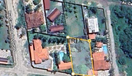 Terreno à venda, 920 m² por R$ 850.000,00 - Praia de Cumbuco - Caucaia/CE