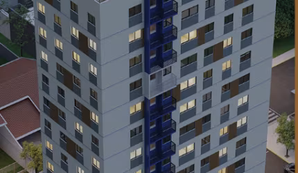 Apartamento 2 quartos com suíte reversível