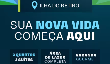 Seu melhor investimento, apartamento com 3 quartos sendo 2 suites e lazer completo