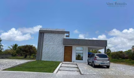 Casa nova, 4 quartos no Chácaras de Carapibus!