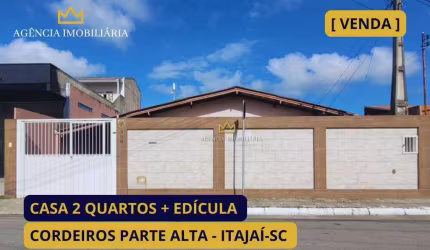 Casa com 2 dormitórios à venda, 130 m² por R$ 550.000,00 - Cordeiros - Itajaí/SC